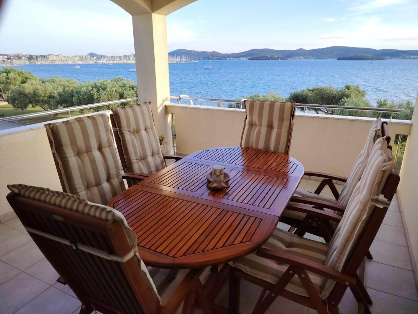 Luxury Beach Apartment Biograd Na Moru Dış mekan fotoğraf
